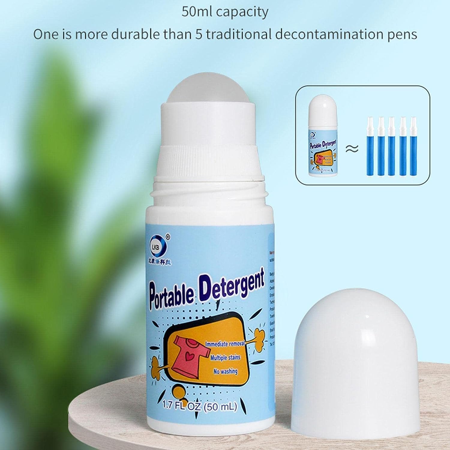 7933 Clothes Stain Remover Bead Design Emergency Stain Rescue Roller-ball Cleaner for Natural Fabric Removes Oil Almost All Types of Fabrics 7933 Clothes Stain Remover Bead Design Emergency Stain Rescue Roller-ball Cleaner for Natural Fabric Removes Oil Almost All Types of Fabrics